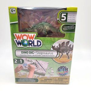 Wow World Dino Dig Stegosaurus STEM Model Kit